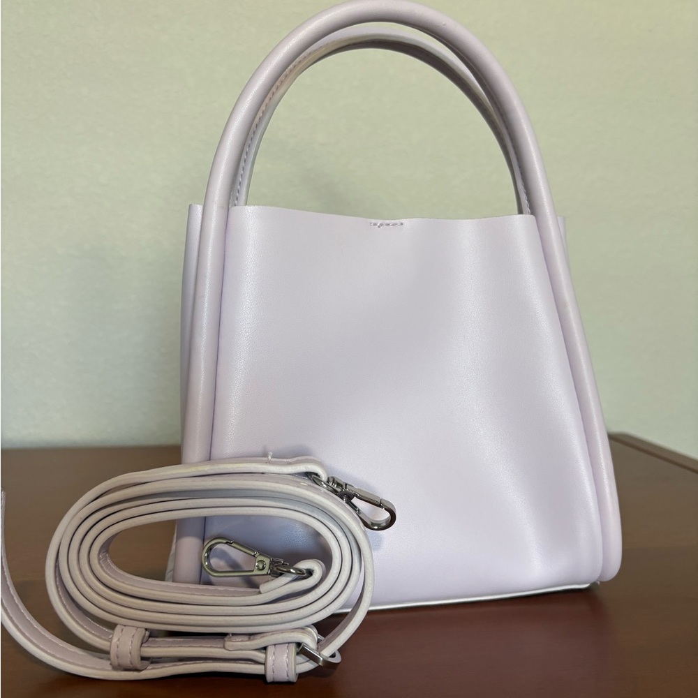 A New Day Structured Top-Handle Bag in Light Lavender NWOT
